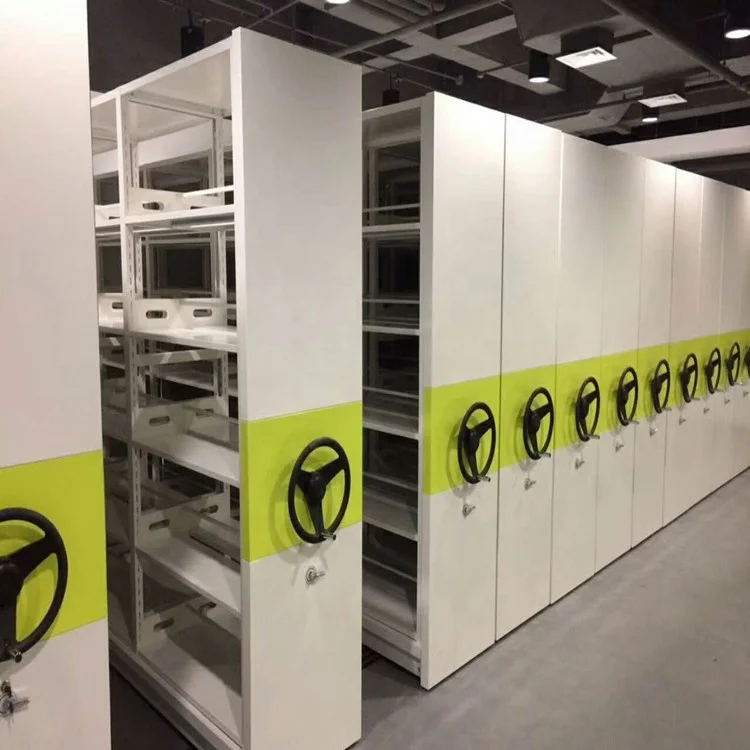 Мобильный архивный стеллаж высокой плотности уплотнительный шкаф из нержавеющей стали больничный