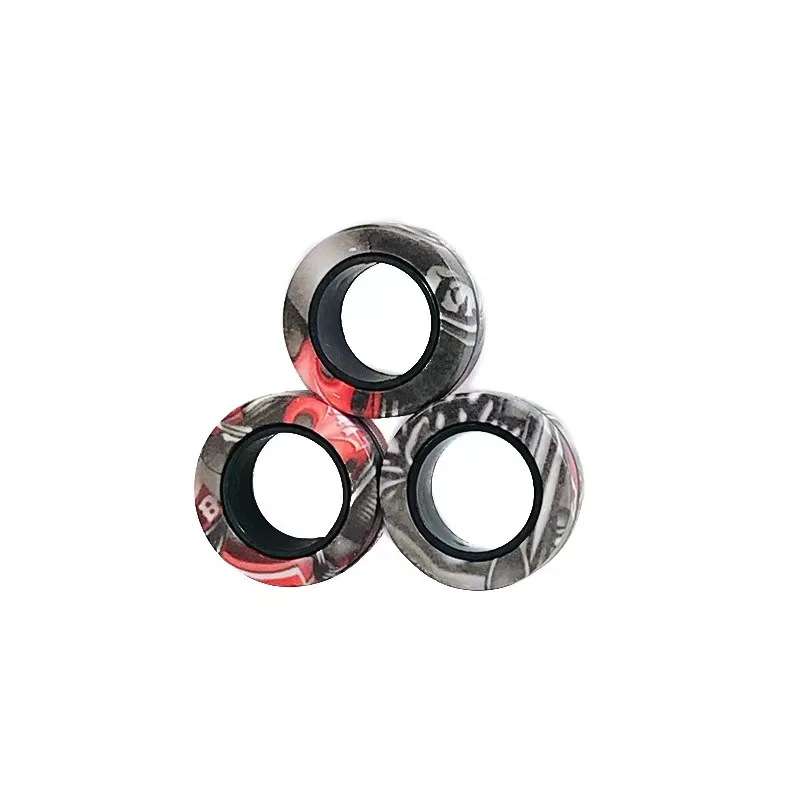 Newest  Fingers Magnet Rings Stress Relief Magical Toys for Training Relieves Autism Magnetic Ring Fidget Spinner Toys