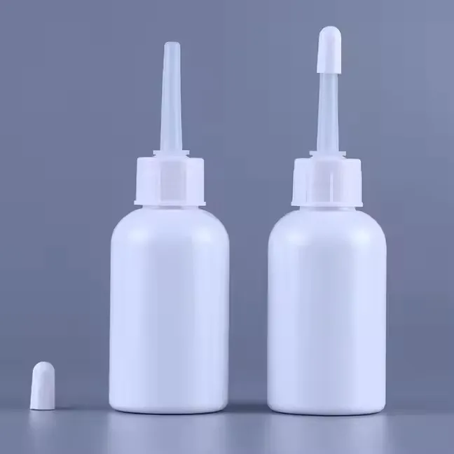 50ml 100mlqueeze pet ear drops bottle cleaning plastic bottle for pet dog