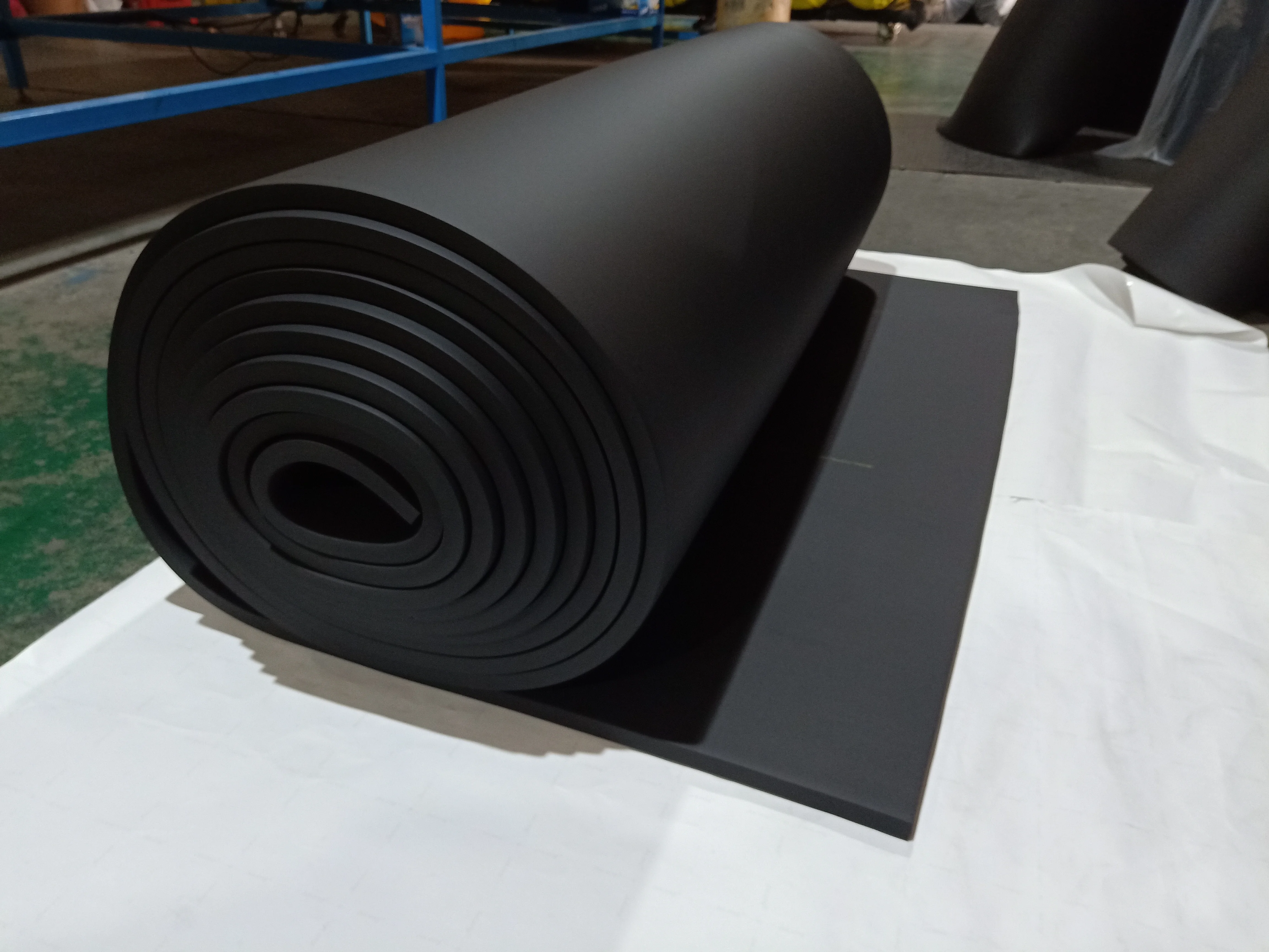 Flexible foam insulation PVC/NBR Foam Board heat resistant foam rubber