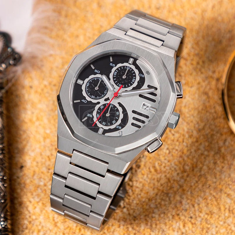 Oem Cheap Price Low MOQ Wholesale Supplier Blue Face Full Custom Logo Luxury Quartz Watch Manufacturer