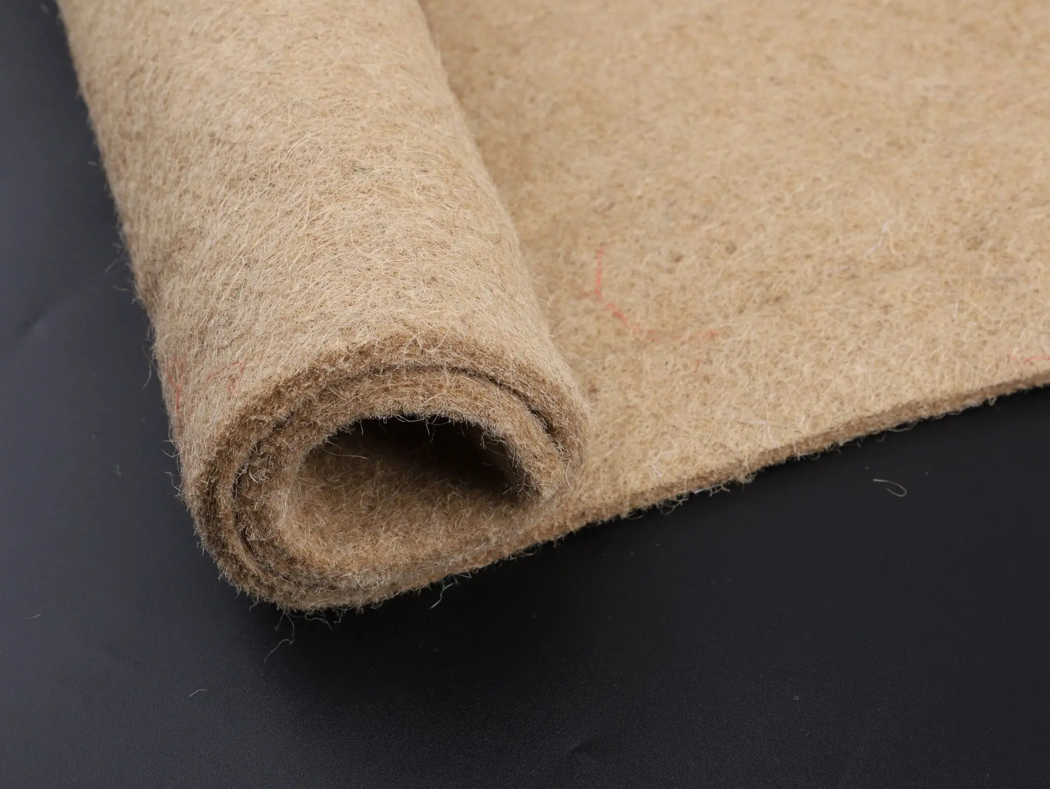 Biodegradable Needle Punched Felt Jute Felt Fabric Rolls For Agriculture