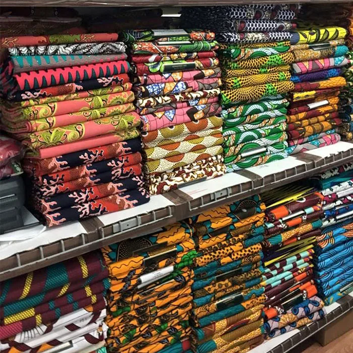100% Cotton Africa Ankara Wax Printed Batik Kente Fabric Guaranteed Real Wax Fabric For Party Dress Sewing