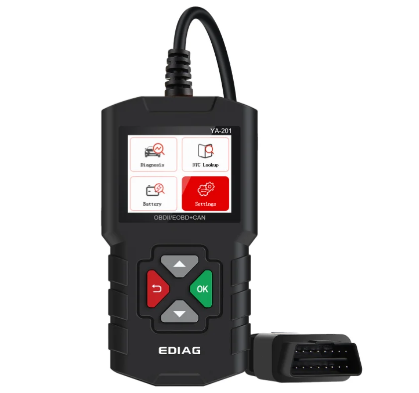 YA201 OBD2 код ридер Обновление USB Бесплатная пожизненная YA-201 OBD II сканер Automotriz Авто диагностический инструмент