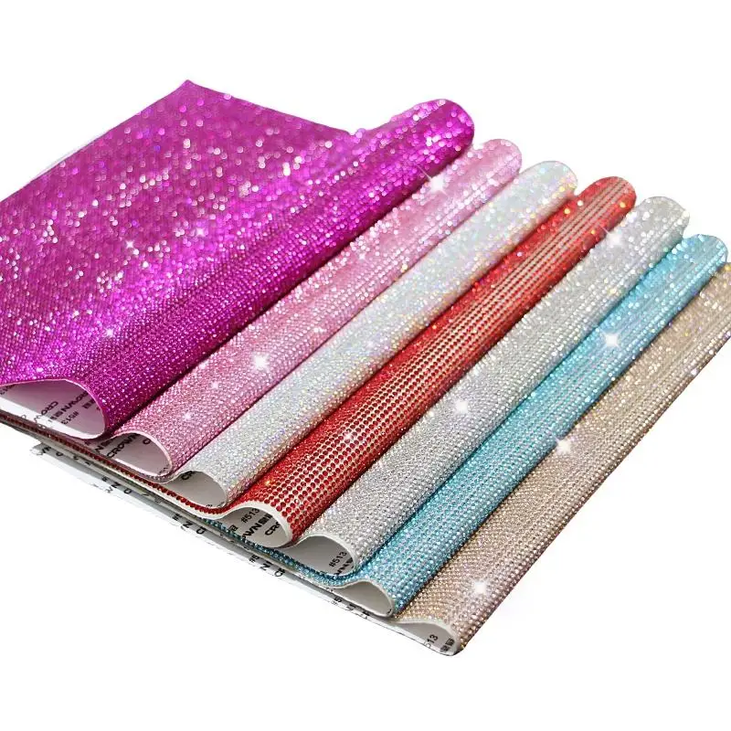 Высококачественный стеклянный кристалл с плоской задней стороны стикер со стразами горячая фиксация блестки стразы лист