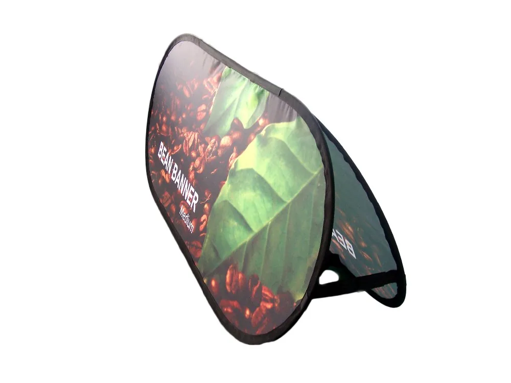 Weihai Wisezone Barrier Banner Pop Up Flag Metal Hardware Foldable A-frame Banner For Indoor Outdoor Event Show