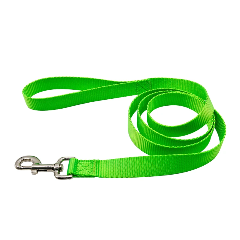 LH Pet Collars Leashes High Quality 5m Small Size RIBBONS Solid Nylon Dog Collar Rope Lead Set Collar Dog Nylon 1pc/opp Bag