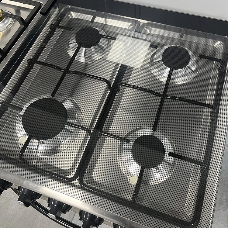 automatic piezo ignition reasonable price stainless steel gas stove 4 burner with oven