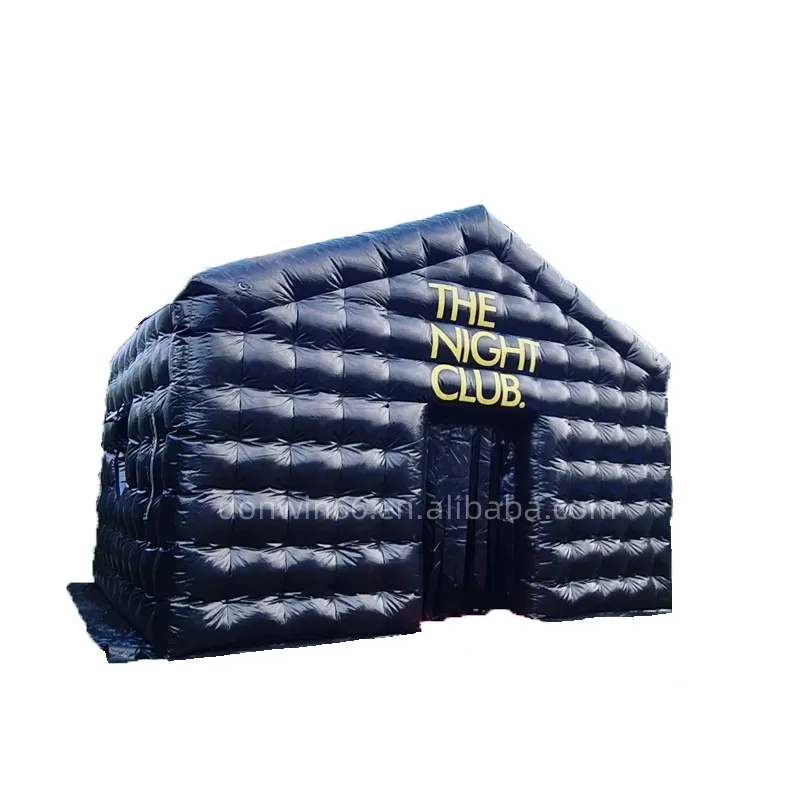 Blow Up Nightclub Blow Up Party Tent LED Light DJ Inflatable Night Club Inflatable Photo Booth For Party Event And Rental