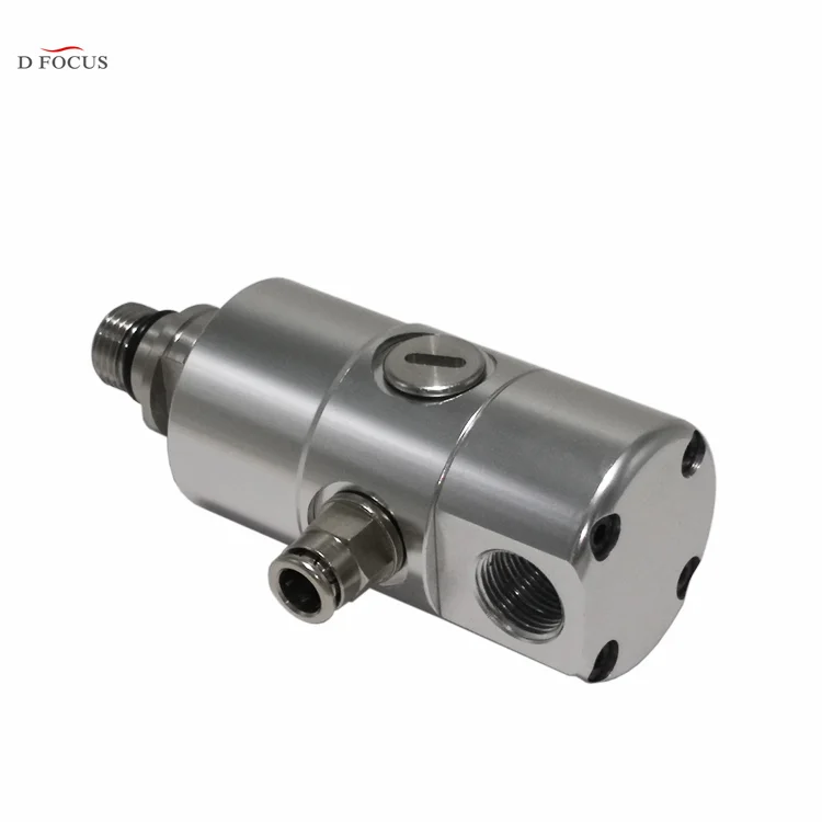 High-speed pneumatic rotary joint for water coolant in the center CNC machine tool spindle