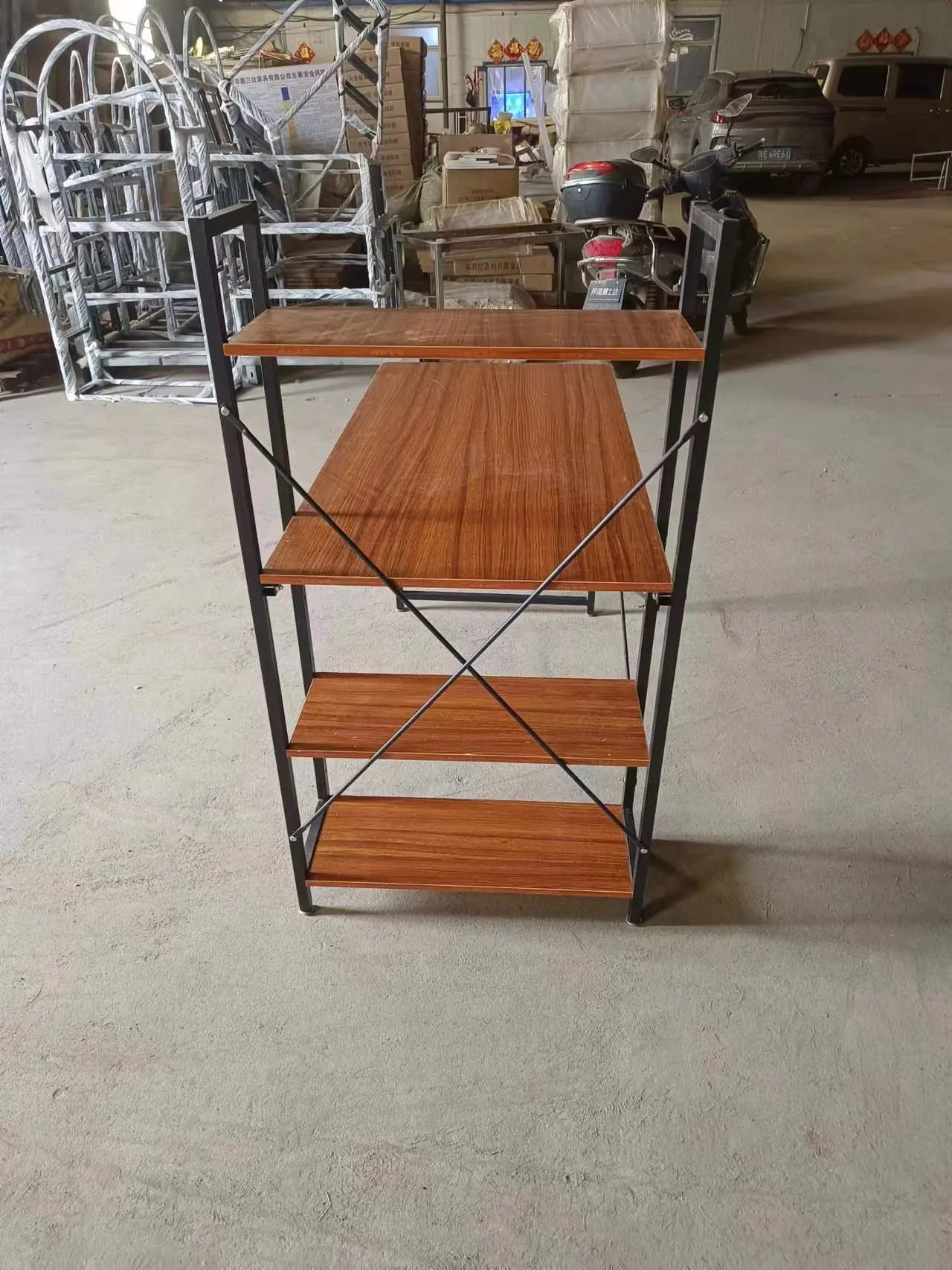 Best Selling Computer Desk for PC Laptop With Bookshelves Melamine Top for Home Office