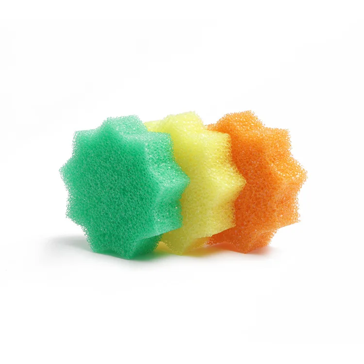 Dual Texture Cleaning Sponges Animal Shape Washable and Reusable Kitchen Dish Sponges for Washing Dishes