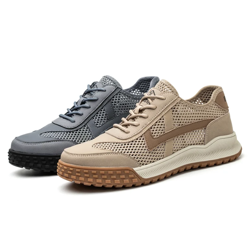 Industrial Protective Fashion Breathable Work Boot Casual Trainers Steel Toe Safety Shoes for Men safety shoes