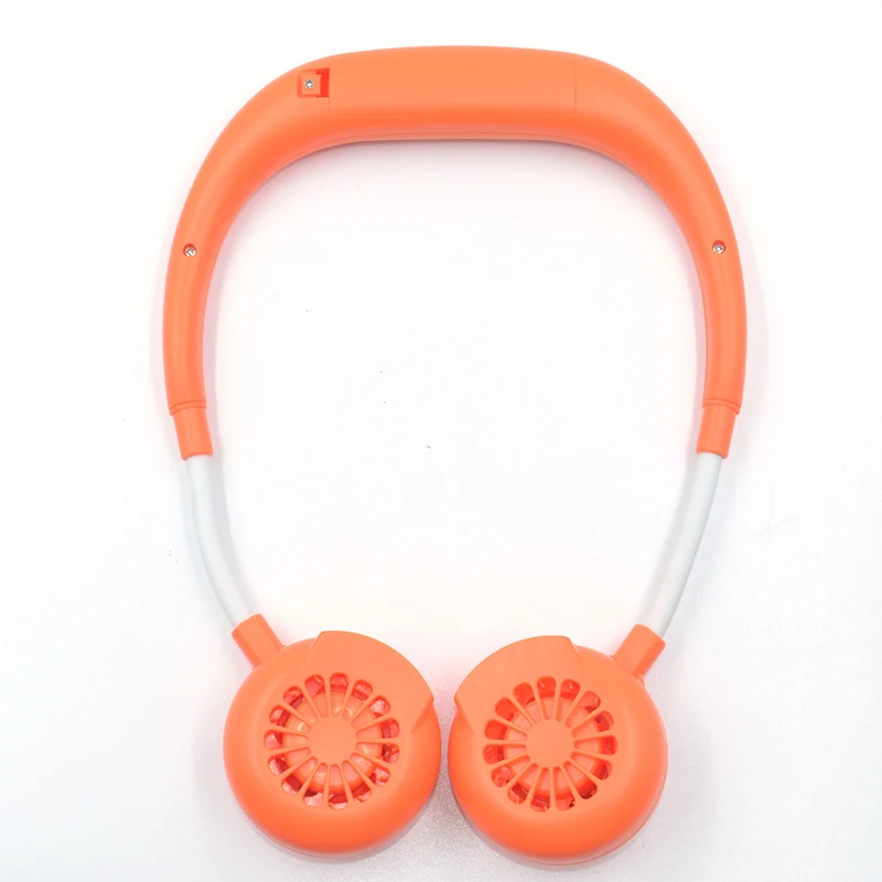 Rechargeable mini USB sport bladeless hanging neck fan with hands free