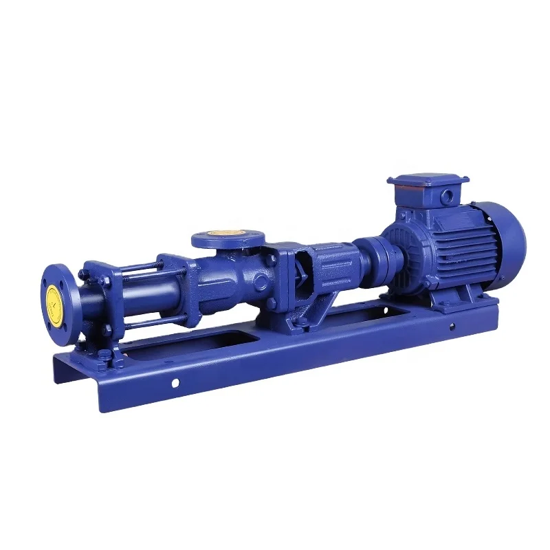 automatic G Type stainless steel sanitary mono concrete screw paste transfer pump for cream chemical foam concrete