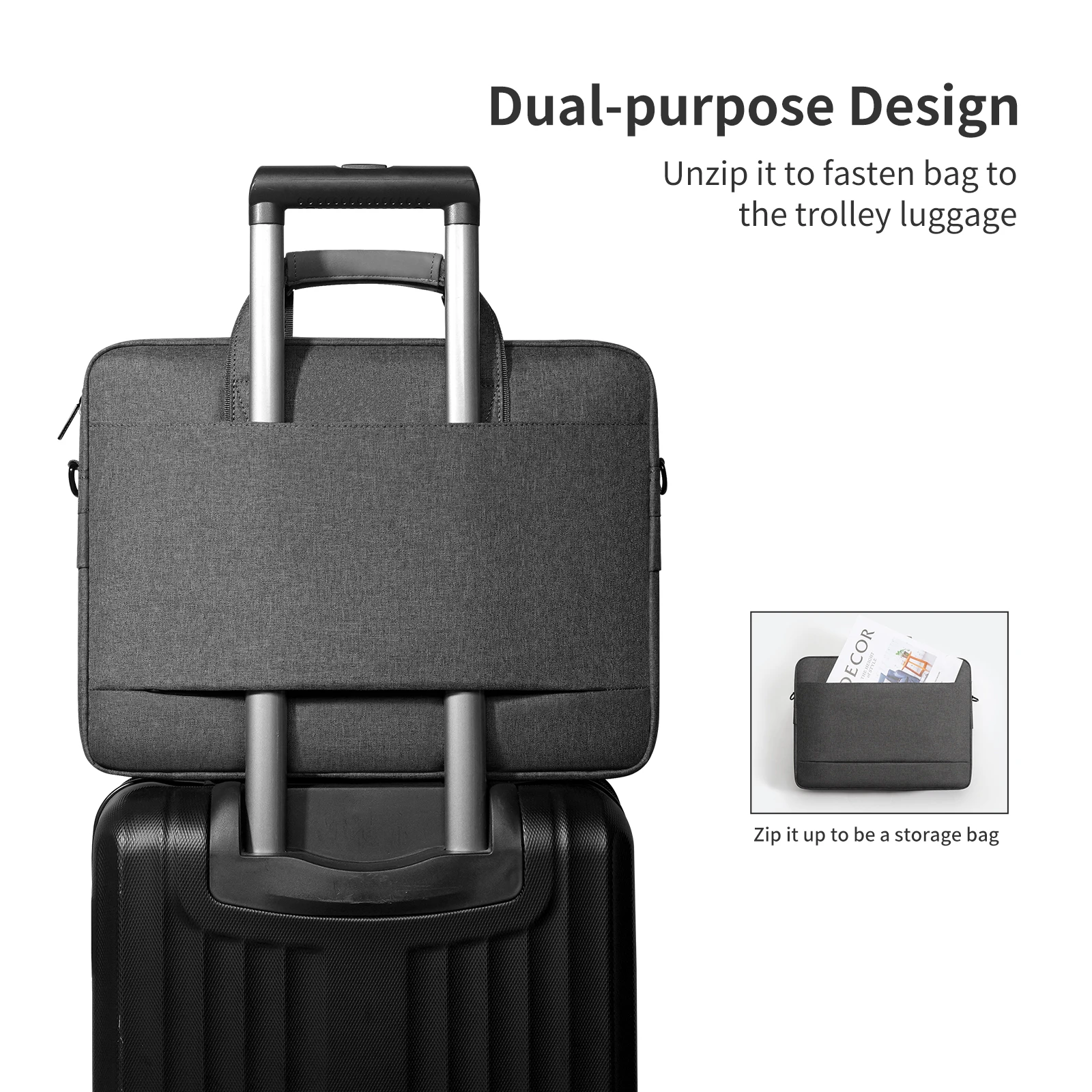 Сумка для ноутбука 15 6 16 17 3 дюймов мужской чехол MacBook M2 Air M1 Pro 13 14 4 сумка портфель HP DELL XiaoMi Huawei
