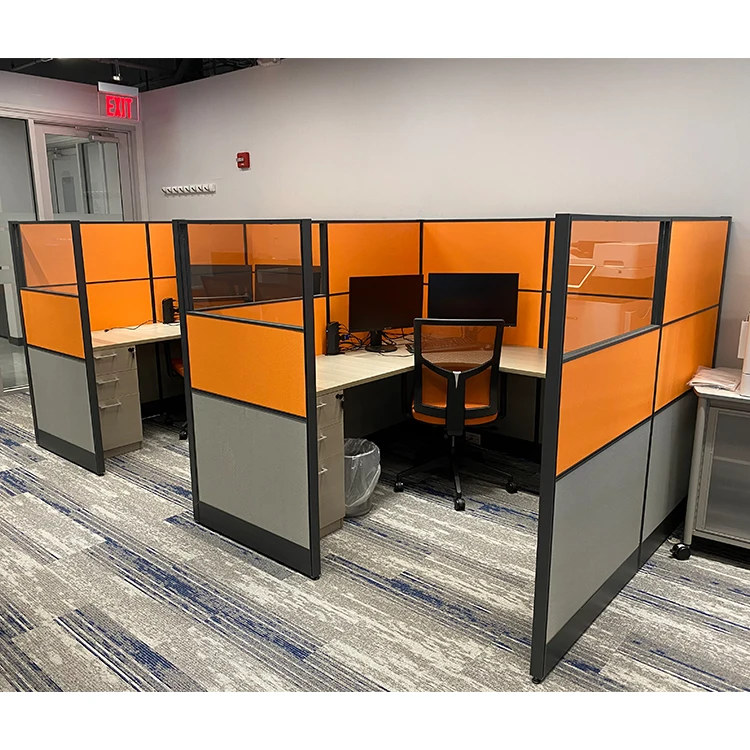 China Modern Modular Office Furniture Workstation 2, 4, 6 Seater Office Workstation Desk