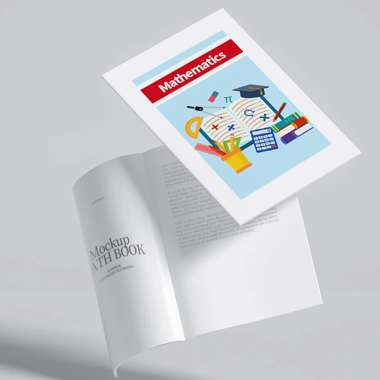 Customized personalized a4 exercise book school exercise book a4 math exercise book