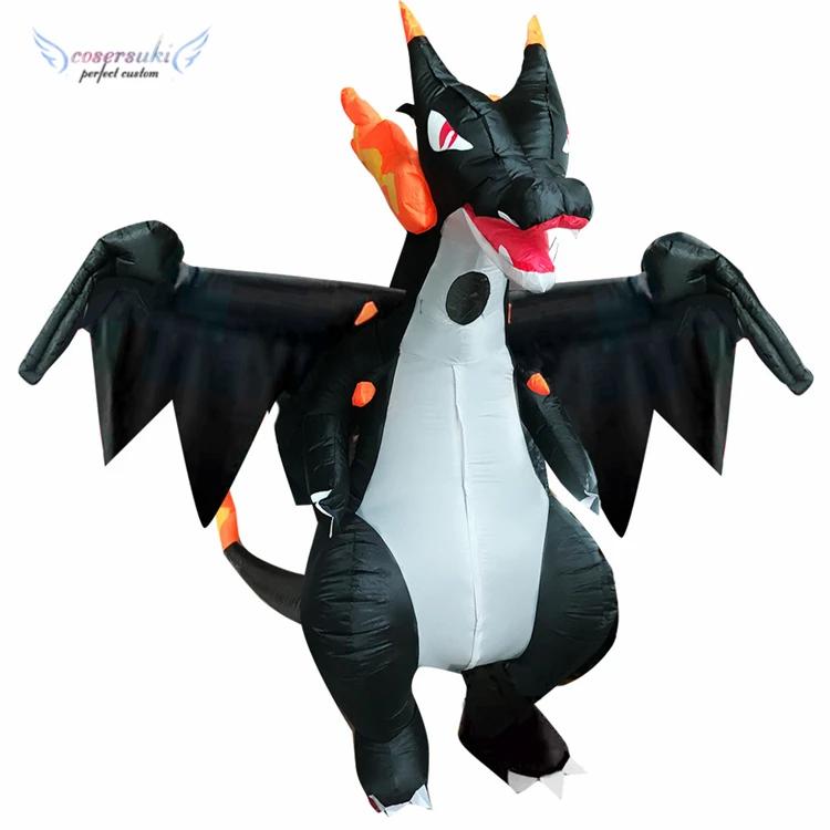 Mascot Costume Halloween Carnival Christmas party performance Inflatable clothes costume cartoon animal toys fire dragon