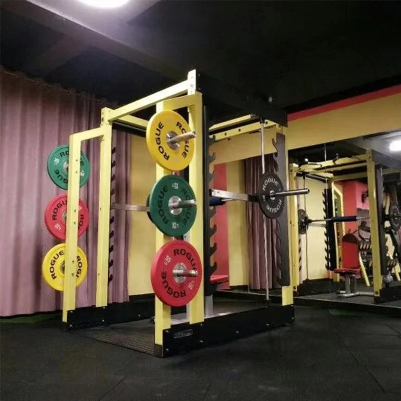 Factory Price Professional Strength Gym Equipment Squat Rack 3D Smith Machine Smith Machine Cable Crossover