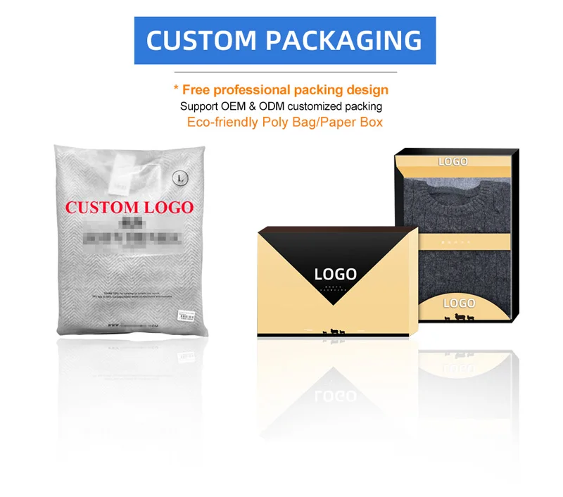 Faast Delivery Custom Your Own Fashion Man Knitting Merino Sweaters