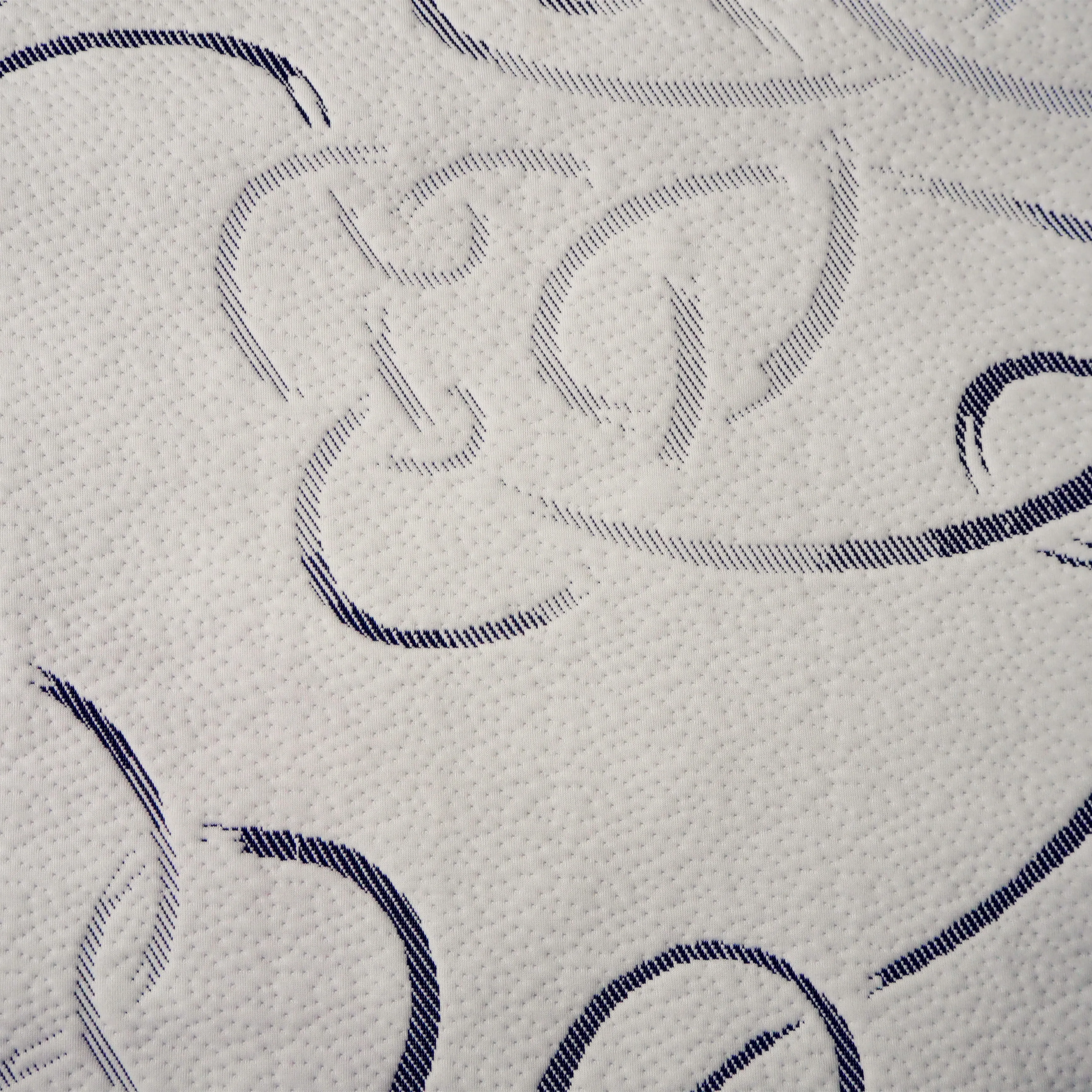 Customized 100% Polyester Stretch Knit Circular Jacquard stretch latex knit fabric for Mattress Cover Protectors