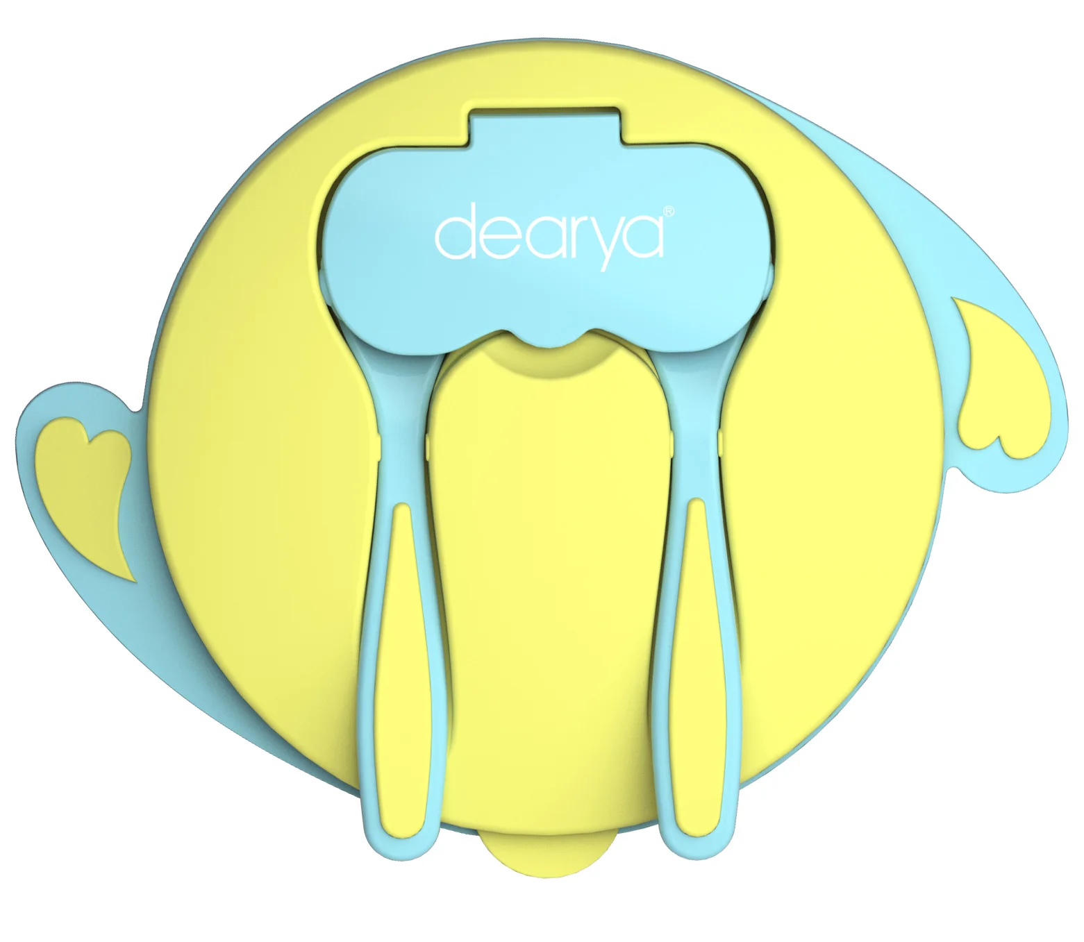 Baby infants food bowl dinner feeding fork and spoon utensil for kids with suction base