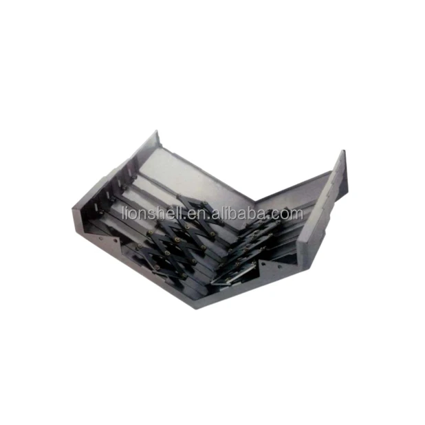 LIONSHELL equipment protection Giddings Fadal milling machine oil proof carbon steel fold with interlocking design sliding plate