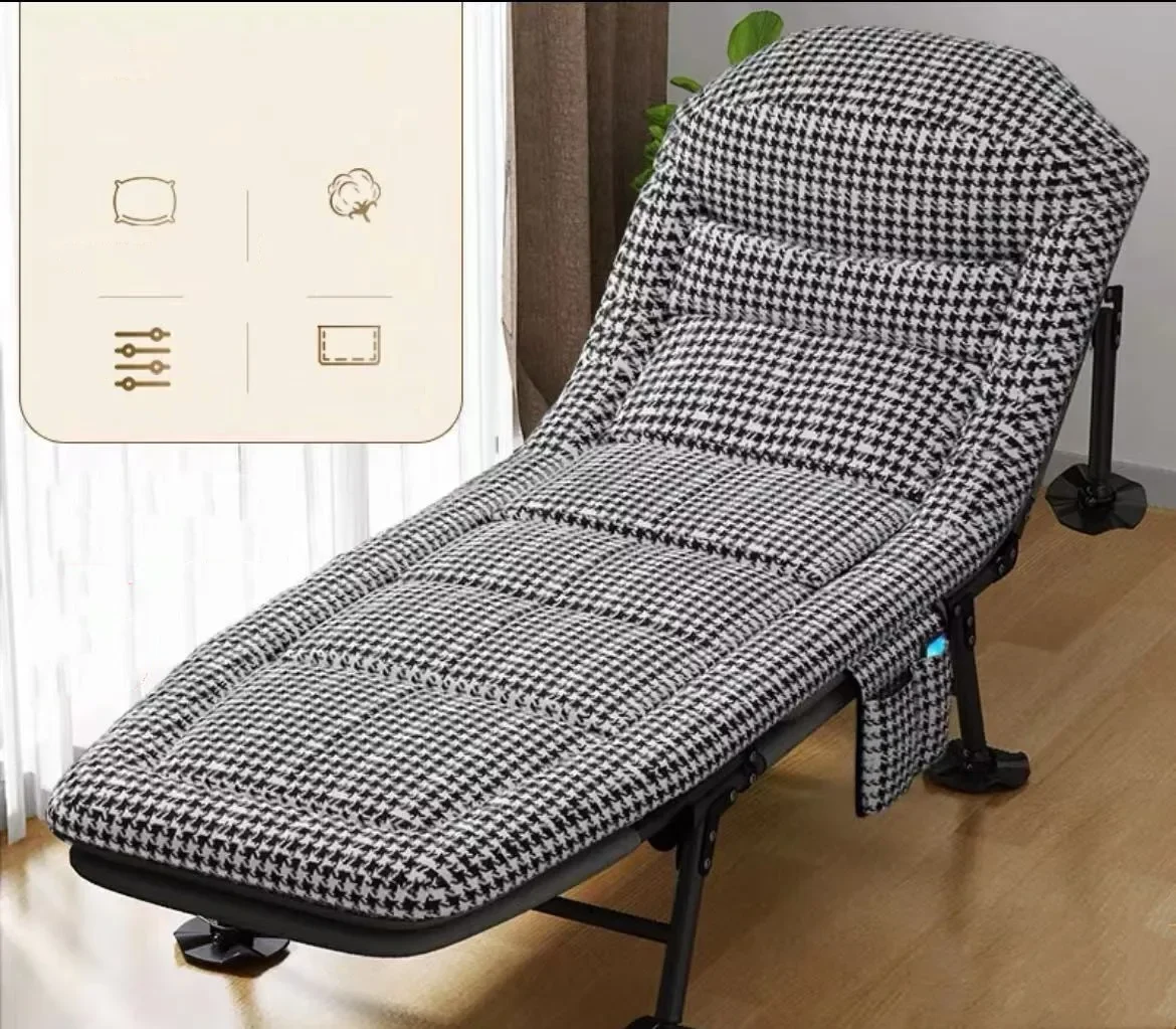 Customization Adjustable Portable Camping Bed Foldable Soft Bed Outdoor Sleeping Bed