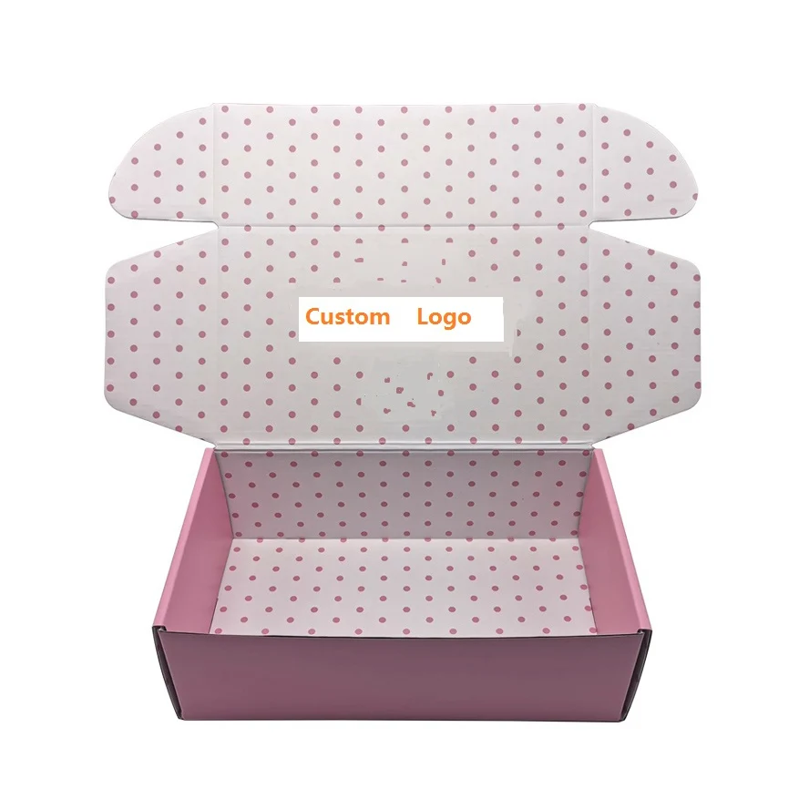 Free Sample Eco Friendly Colorful Printed Kraft Cardboard Shipping Corrugated Good Price Paper Mailing Box For Clothing