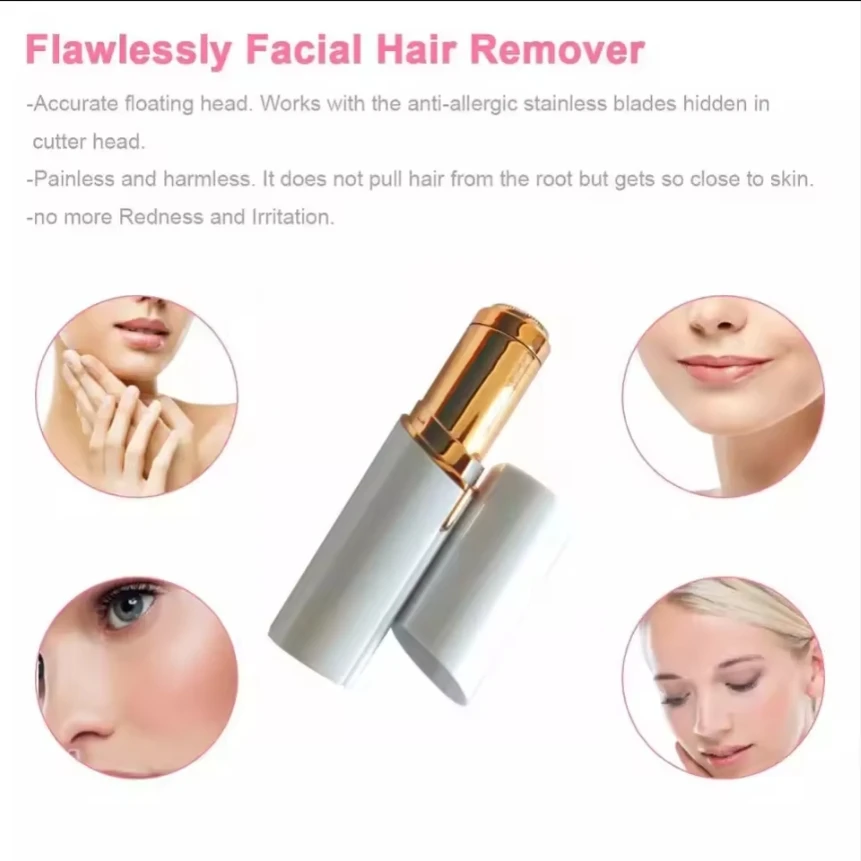 Eyebrow Trimmer beauty handheld Face Razor Electric epilator for women Auto eyebrow trimming pen shaving instrument ear epilator