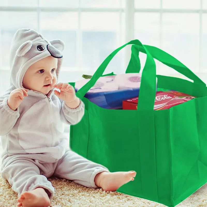 Hot Sell Product Eco-friendly Quilt Storage Rpet Non Woven Grocery Bag Reusable Pp Laminated Non-woven Shopping Bags With Logos