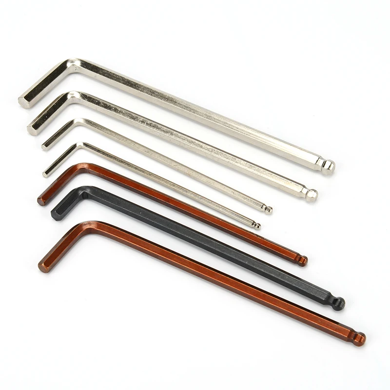 Hexagon Din911 Allen Wrench Hex Key Manufacture Supply 2mm Flat Head T Handle Headless No Head Set Screw Wrench Allen Keys