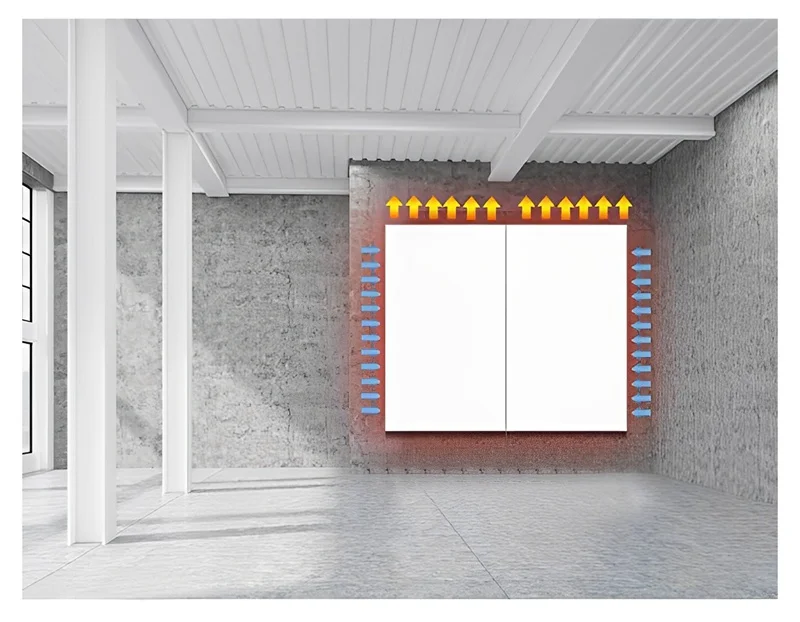 High quality 720W far infrared smart heater panel for bedroom/living room/bathroom carbon crystal heating panel