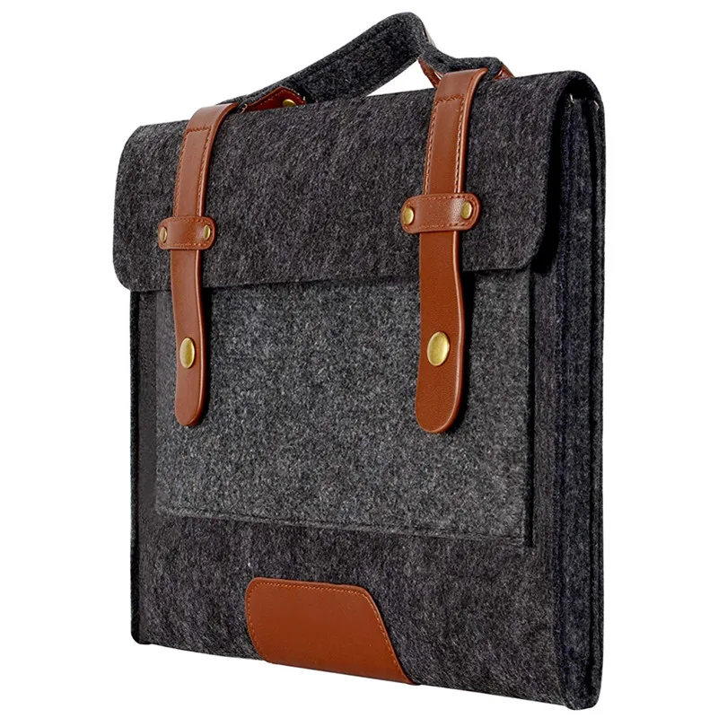Высококачественная фетровая сумка для ноутбука, черная, 13/13, 3 дюйма, для Macbook
