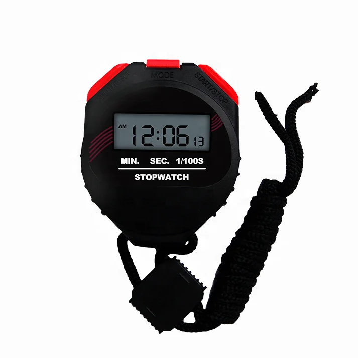 Wholesale Sports Digital Wrist Stopwatch for Running Handheld
