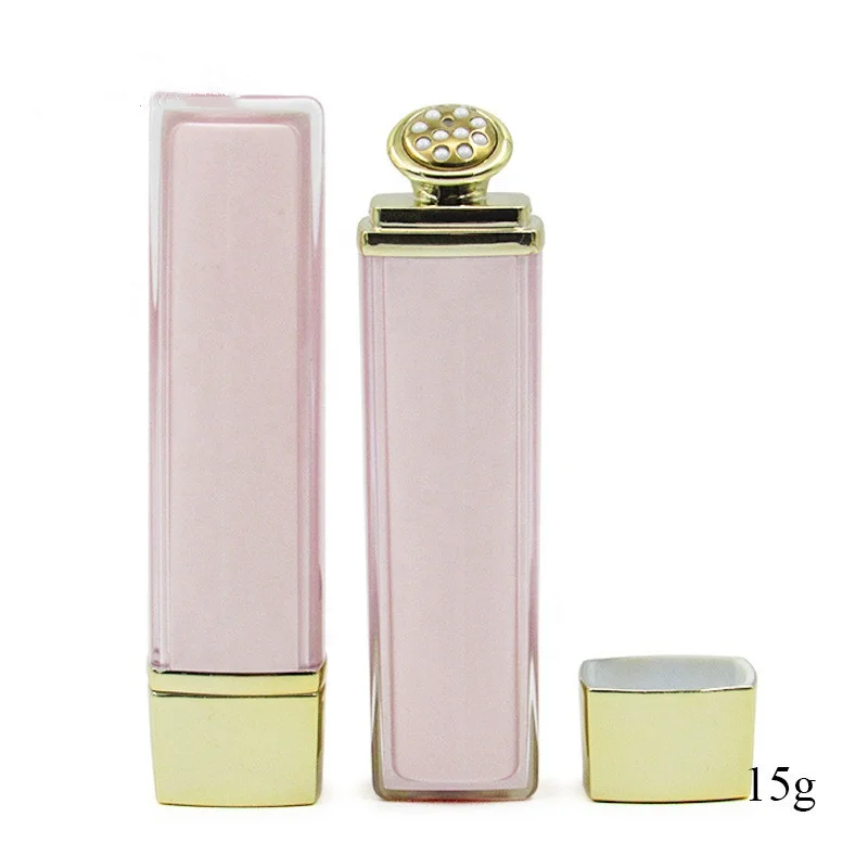15g Cosmetic airless eye cream bottle with metal massage head custom color