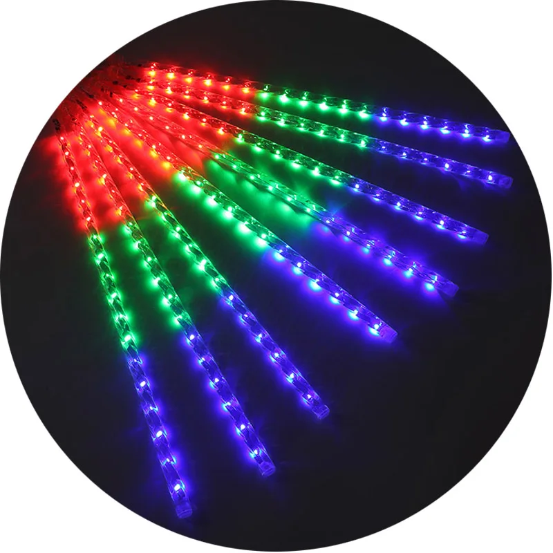 luz de meteoro 50cm waterproof led meteor shower light cold white decoration light for xmas