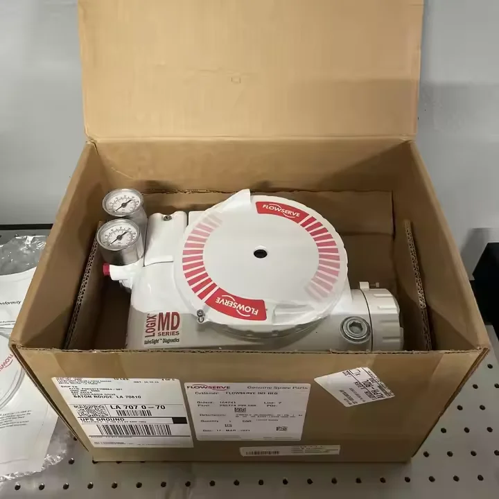 Chinese Control Valve With FLOWSERVE Digital Positioners - Logix 3200MD-10-D6-E-04-40-0G-00 and ASCO Solenoid Valve in STOCK