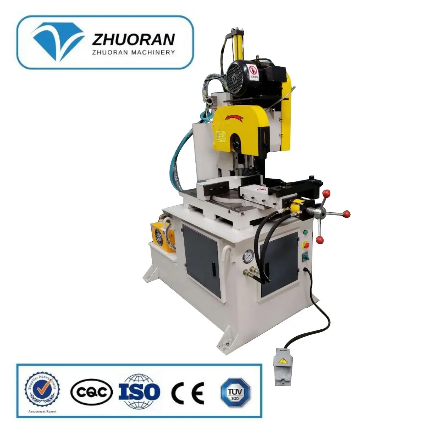 steel profile hydraulic fresh precision manual corrugated cold saw copper stainless tube chatter pipe chatting machine