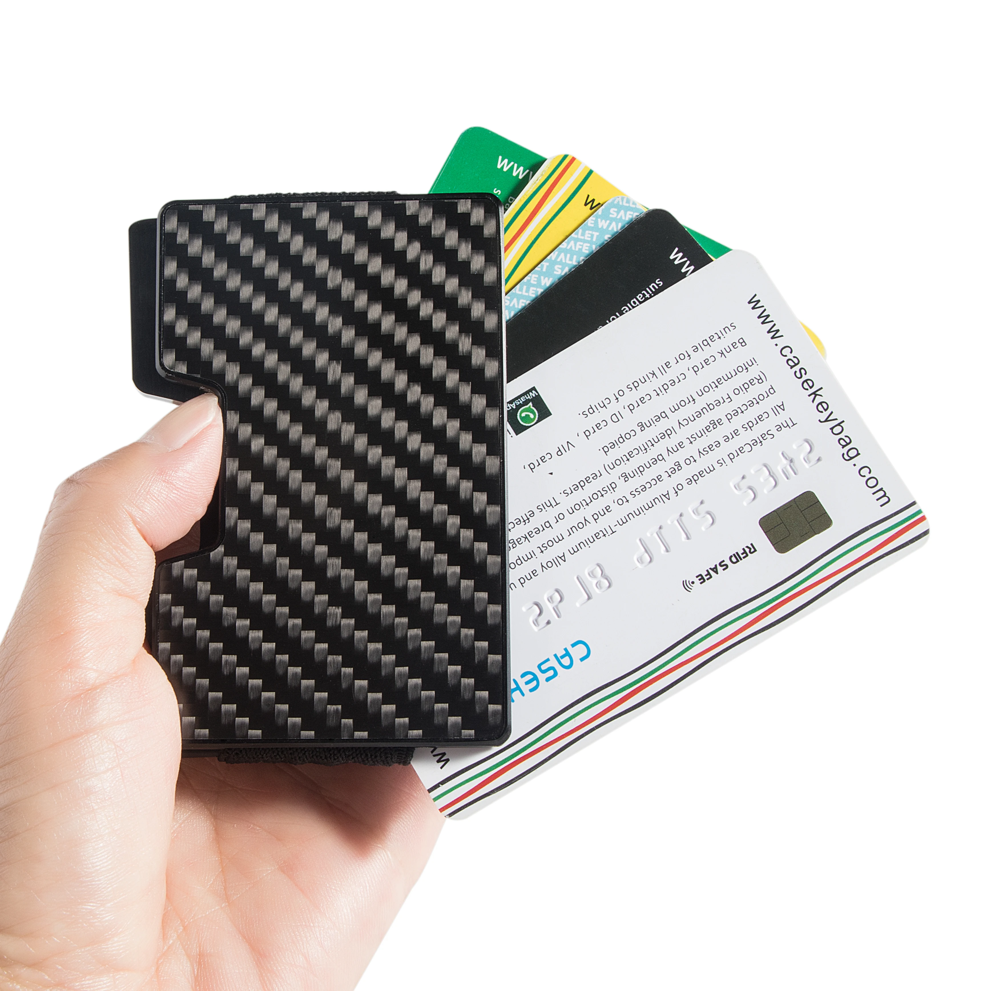  Кованый чехол из углеродного волокна минималистский кошелек RFID кошельки для мужчин держатель кредитных карт металлический зажим денег тонкий жесткий