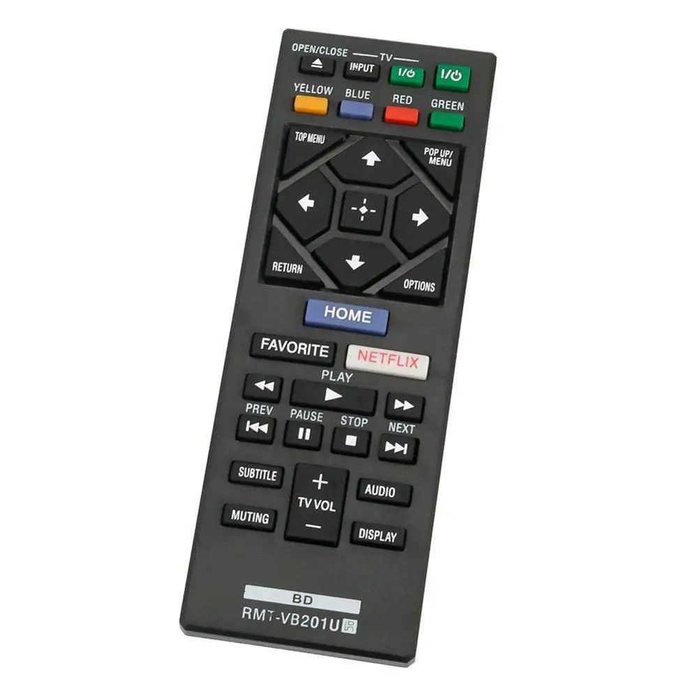 New RMT-VB201U Replaced Remote Control fit for Sony Blu-Ray BD Disc DVD Player