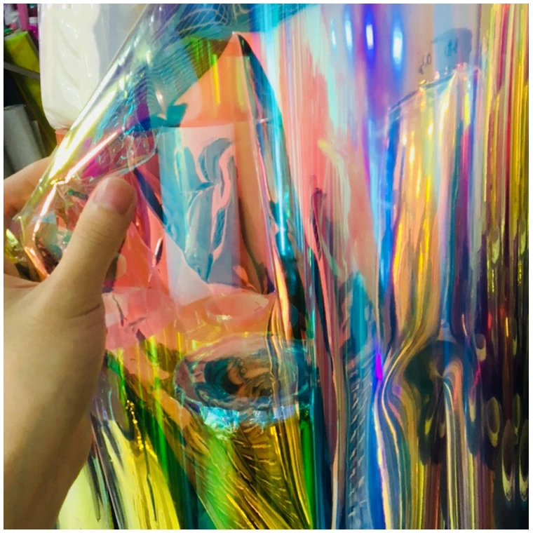 Angelina Popular Colorful Pet Dichroic Rainbow Iridescent Film Rol