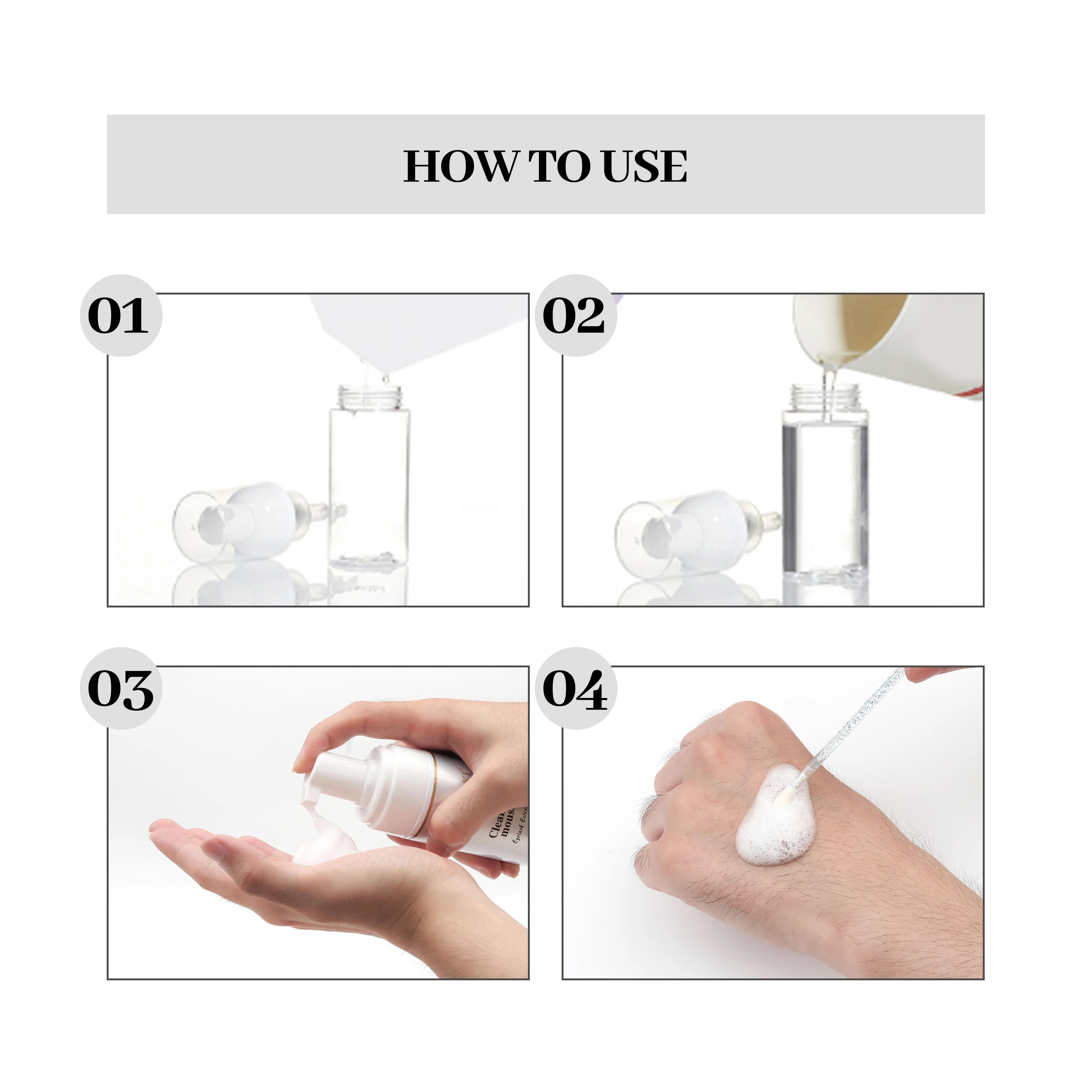 wholesale Sky Zone Lash Wash Soft and Gentle for Eyelash Extension Eyelash Foam Cleaner Cleansing Foam eyelashes Lash Shampoo