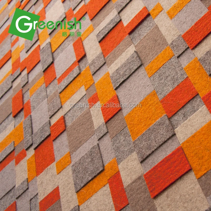 Hot sale moldable polyester fiber 3d acoustic wall panel