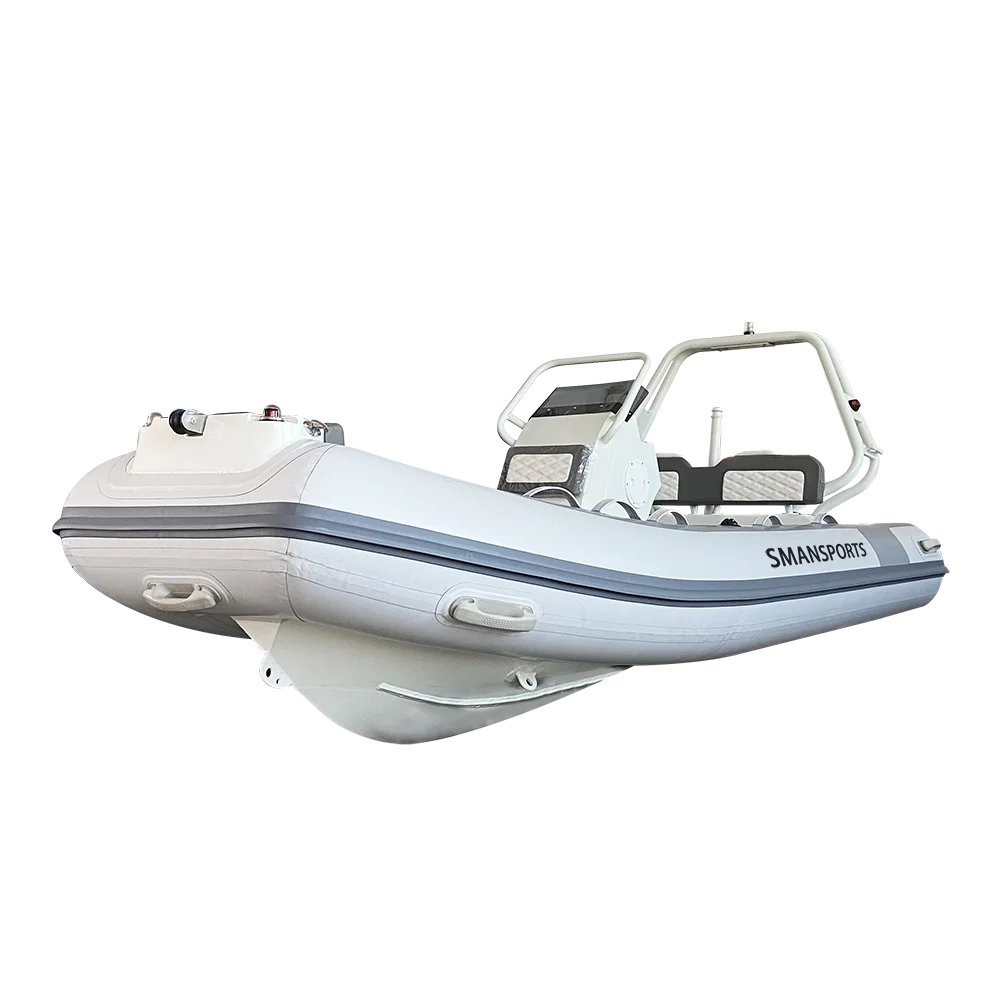 aluminum hull inflatable rhib boat DL390 13ft Luxury RIB sport boat
