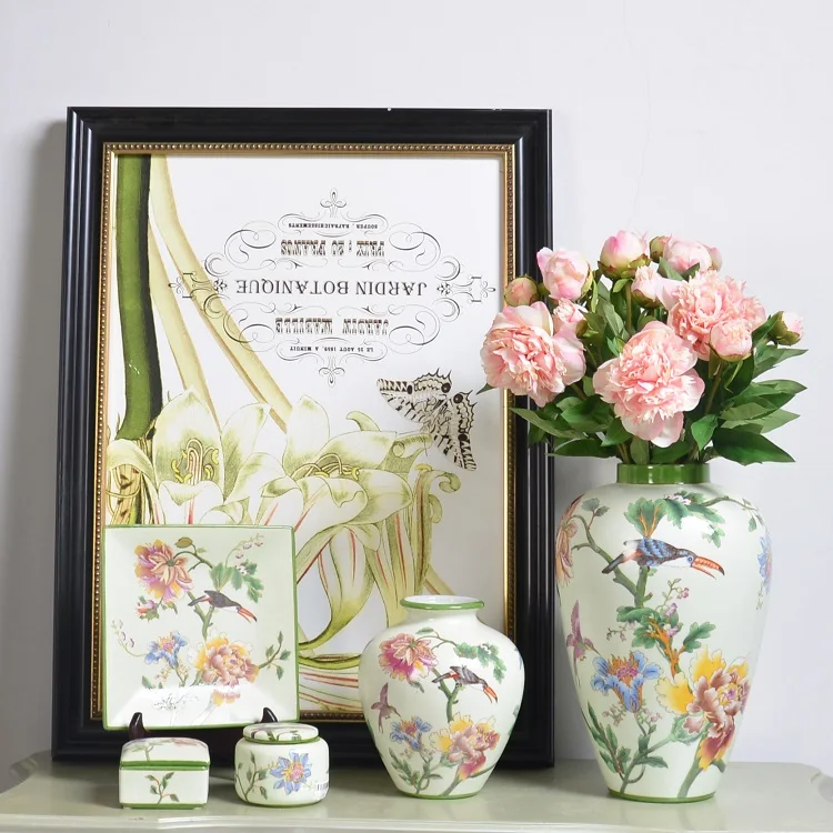 Table decorative ceramic wholesale vases for home decor