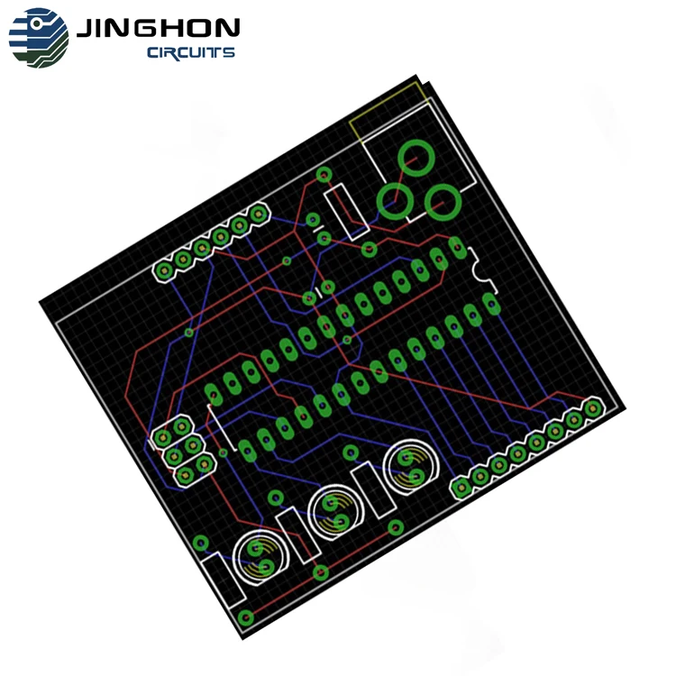 Electronic Parts Fr4 Double Layer Remote Control PCB