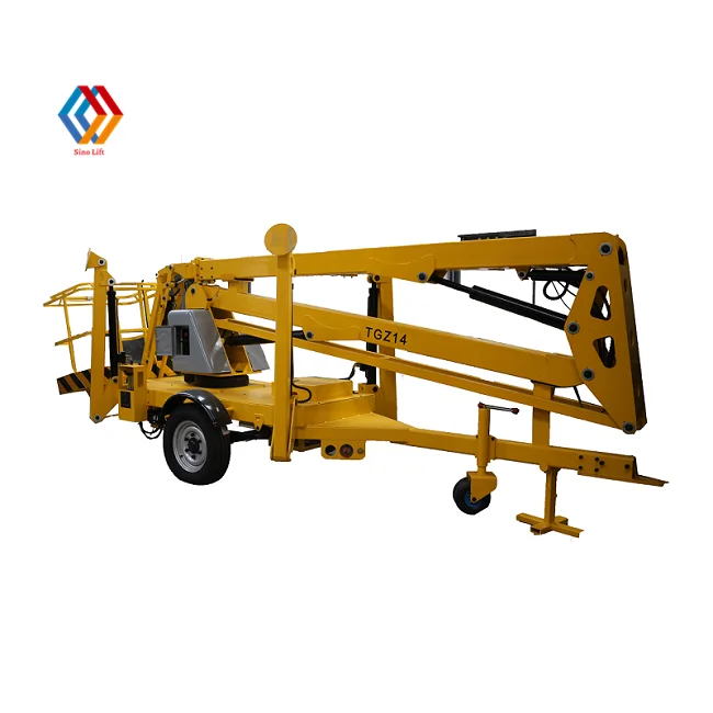 Diesel Articulating Hydraulic Towed Boom Lift for Construction