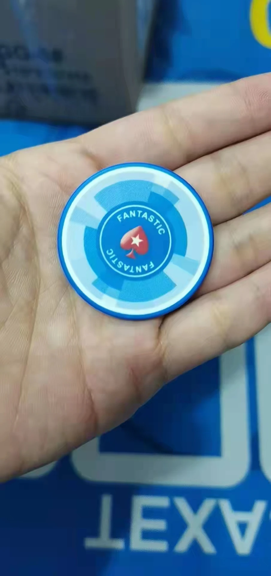 Customized Fancy Custom EVA 500 Poker Chip Set, Party Games Poker Chips Case